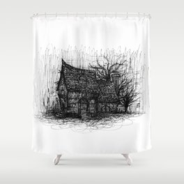 Haunted house Shower Curtain