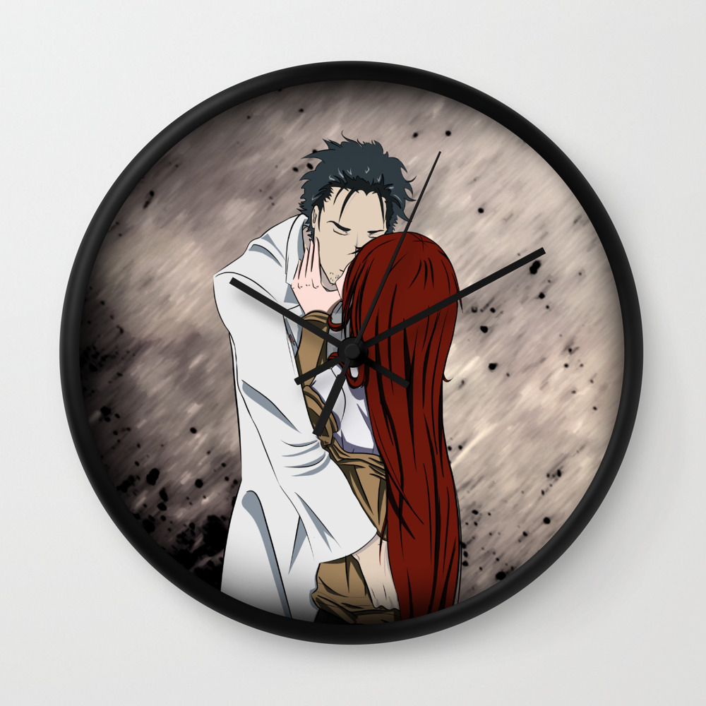 Okarin And Kurisu Steins Gate Wall Clock By Litos333 Society6 See over 3,549 steins;gate images on danbooru. okarin and kurisu steins gate wall clock by litos333