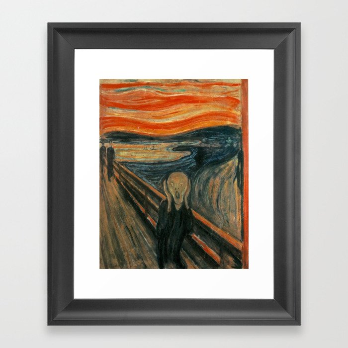 Classic Art The Scream Edvard Munch Framed Art Print By