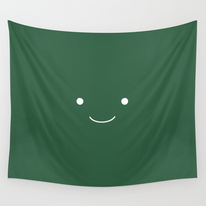 Happy 2 green Wall Tapestry