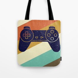 Retro Vintage Design With Controller Video Game Lover's Gift Tote Bag