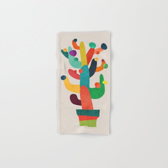 Whimsical Cactus Hand & Bath Towel