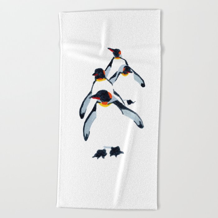 Penguin Beach Towel