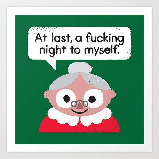 The Claus Come Out Art Print