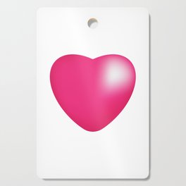 pink heart 3d Cutting Board