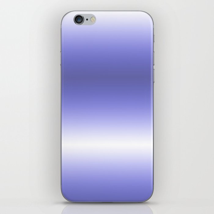 Periwinkle Blue Gradient Color Background-Ombre Pattern iPhone Skin
