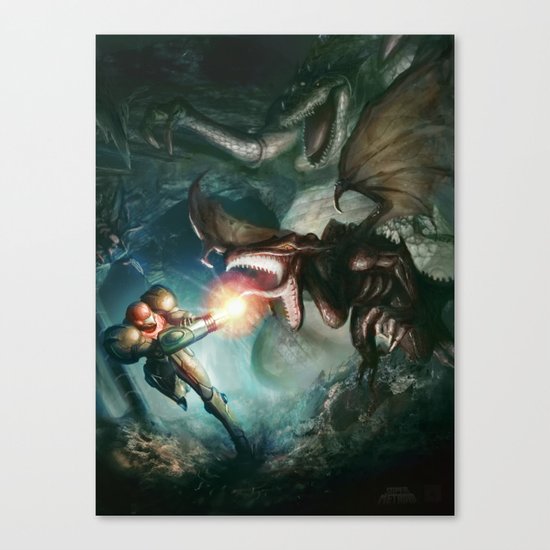 Metroid Canvas Print