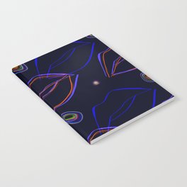 Abstract Lips Notebook