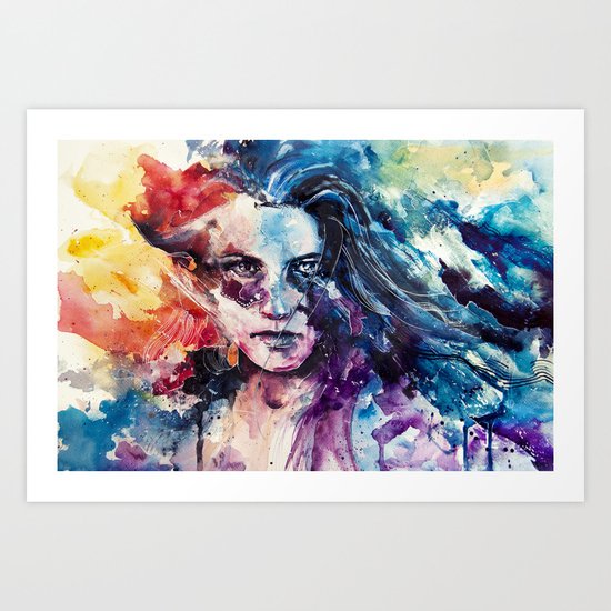 like wildfire Art Print
