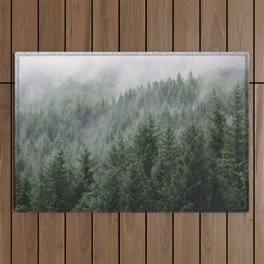 Fog Forest Outdoor Rug