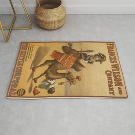 Vintage poster - The Little Corporal Area & Throw Rug