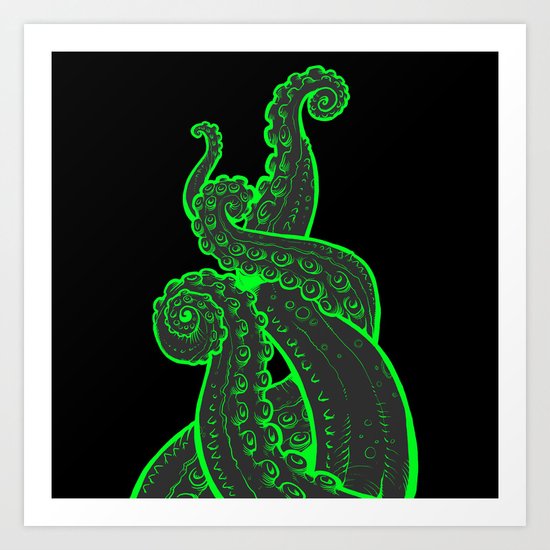 DEEP CREATURE Art Print