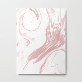 Marble pastel pink 2 Suminagashi watercolor pattern art pisces water wave ocean minimal design Metal Print | Pisces, Swirl, Pastels, Marbling, Sumingashi, Swirls, Watercolor, Minimalism, Pattern, Painting 