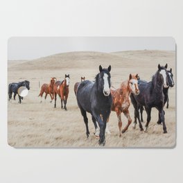 Wild Horses In the Field Cutting Board