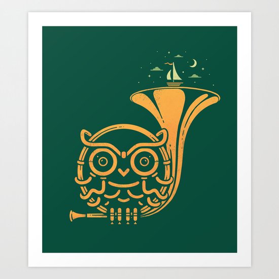 Sunset Melody Art Print