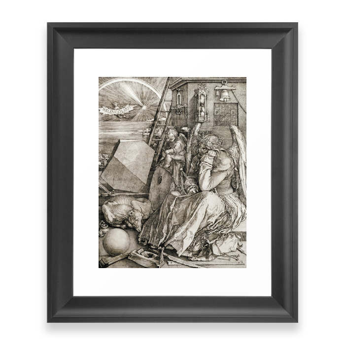 Albrecht Durer - Melancholia Framed Art Print by fineartpaintings