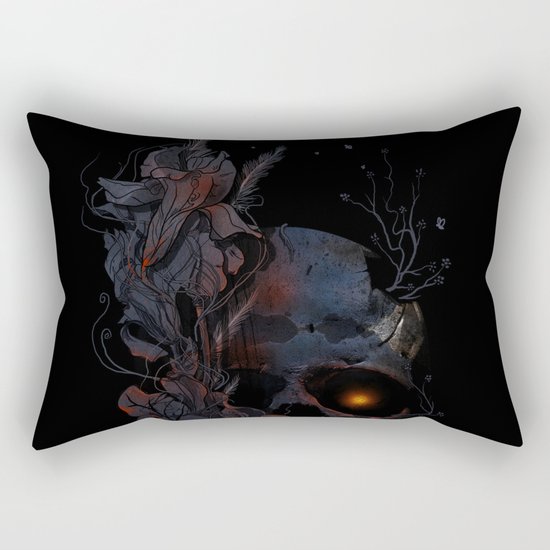 DeathBlooms Rectangular Pillow