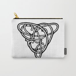 Knot 3 Carry-All Pouch | Drawing, Digital, Black and White, Vintage, Knot, Medieval, Graphite, Beautiful, Illustration, Vikingknot 