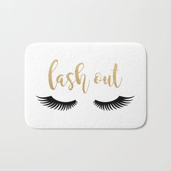 Lash Out Bath Mat