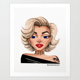 M&m Designs - Modern Marilyn Art Print