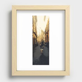 Streets of Rome Recessed Framed Print