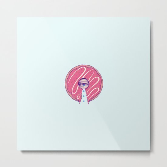 Donut Cry Metal Print
