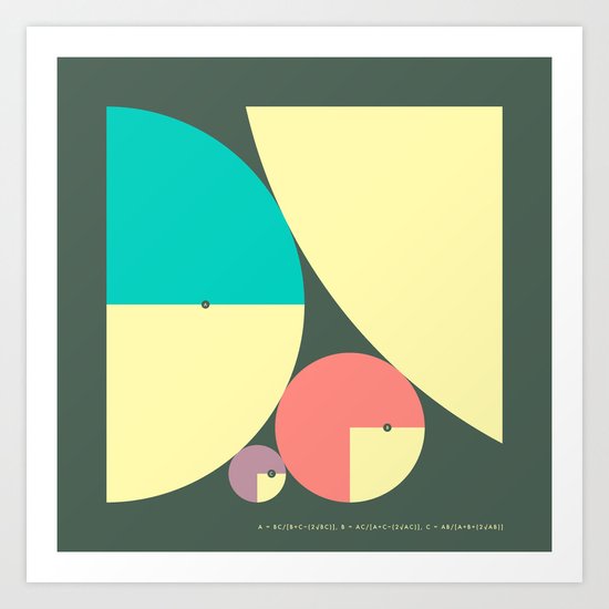 DESCARTES' THEOREM Art Print