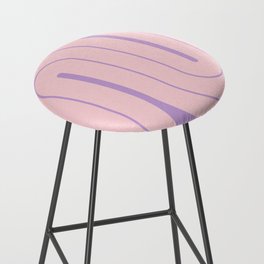 Retro Geometric Double Arch Gradated Design 721 Pink and Lavender Bar Stool