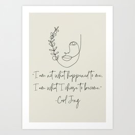 Quote Therapy Art Print