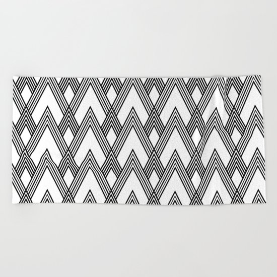 Minimal pattern Beach Towel