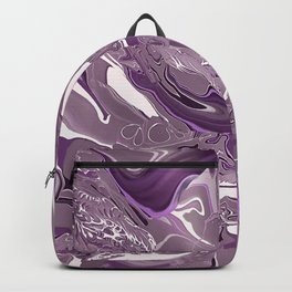 abstract paint gradient 0882 Backpack | Complexity, Complex, Painting, Camouflage, Minimal, Grey, Paint, Monochrome, Gradient, Purple 