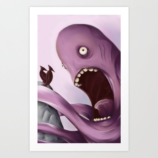 Kraken Art Print