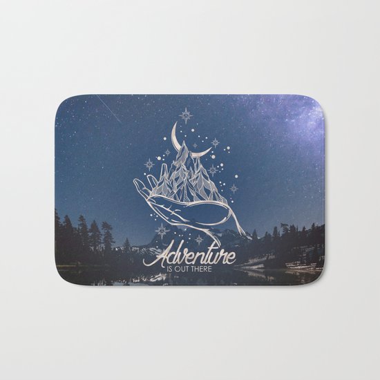 Adventure is Out There Bath Mat