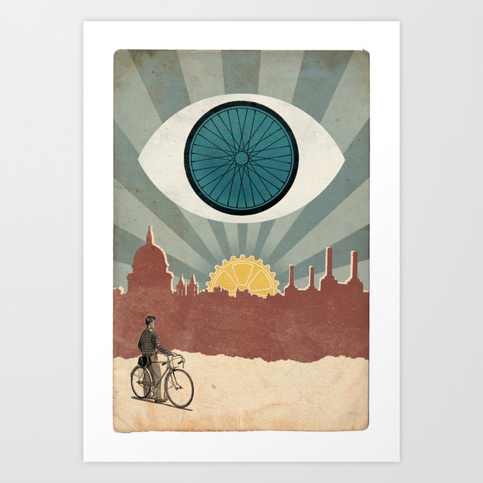 Eye Cycle Art Print