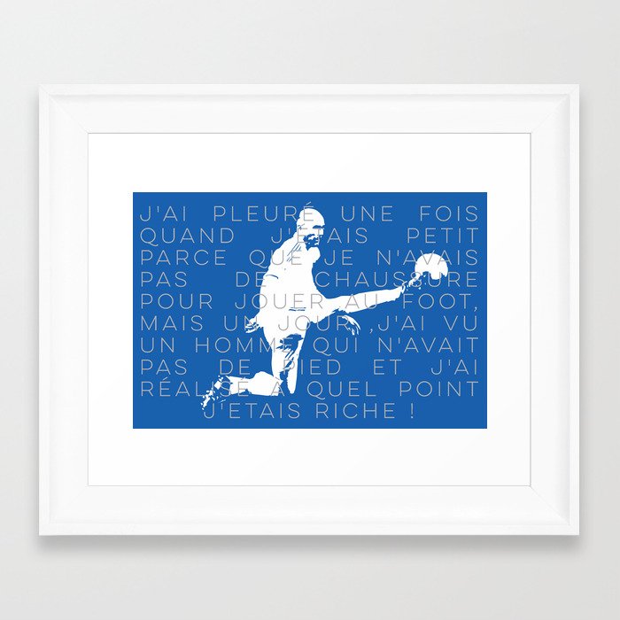 Zinedine Zidane Framed Art Prints for Sale - Fine Art America