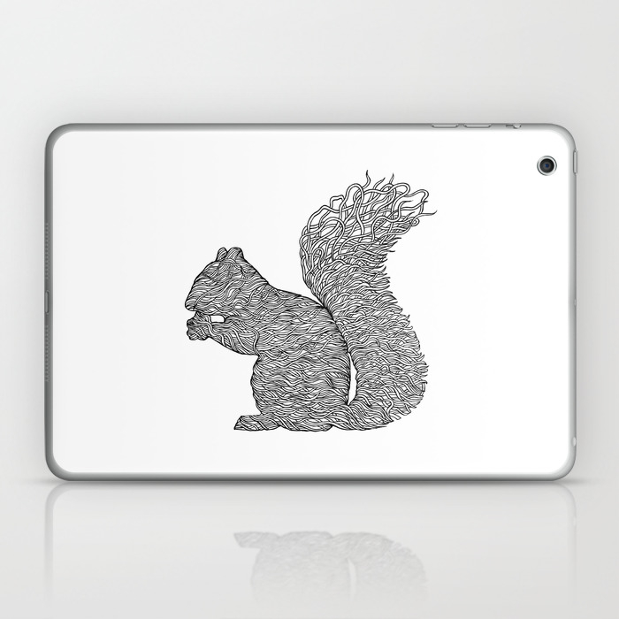 Squirrel Lines Laptop Ipad Skin By Thiagobianchini Society6