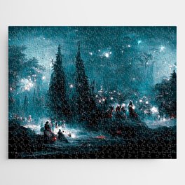 Walking into the forest of Elves Jigsaw Puzzle