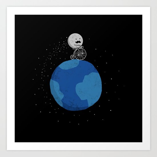 Moon Cycle Art Print