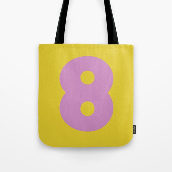 Number 8 Tote Bag