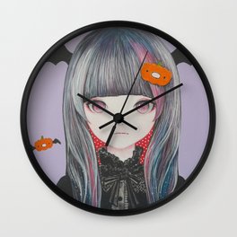 Pumpkin Nightmare Wall Clock