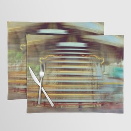 Unfocused Paris Nª3 | Spinning Carousel | Out of focus travel photography Placemat