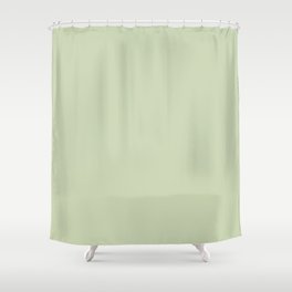 Spring Picnic Green Shower Curtain
