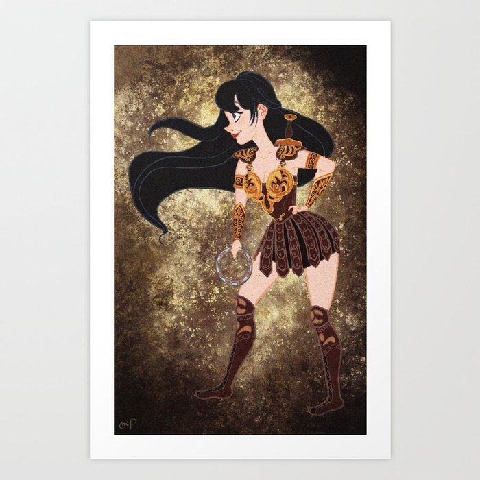 Xena Warrior Princess Art Print