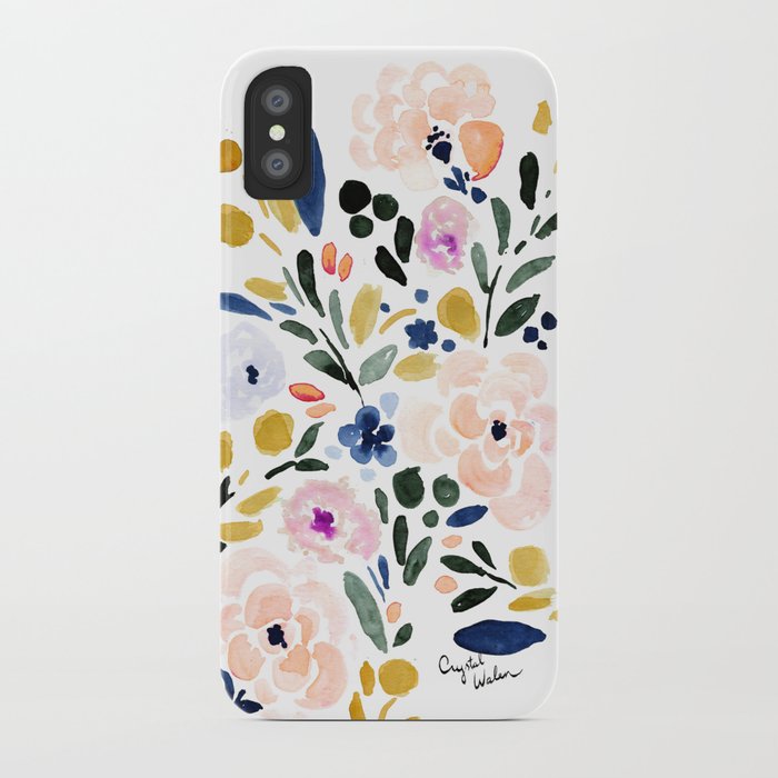sierra floral iphone case