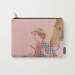 Woman with Horse #1 Carry-All Pouch