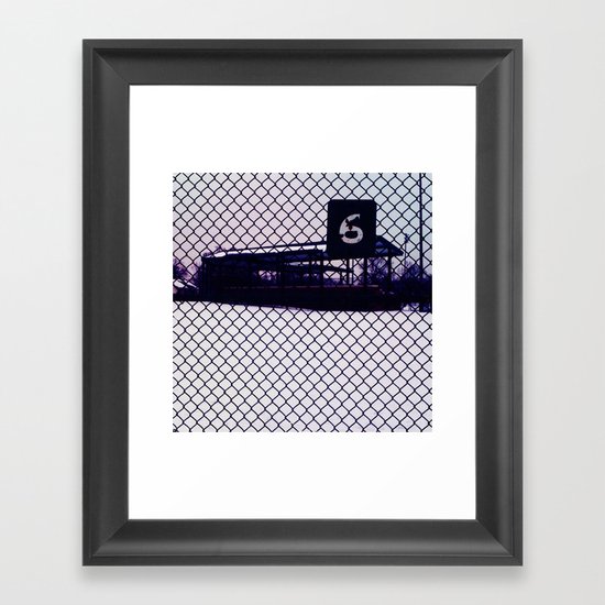 Six Framed Art Print