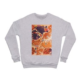 Jubilation- Colorful Abstract Collage Crewneck Sweatshirt