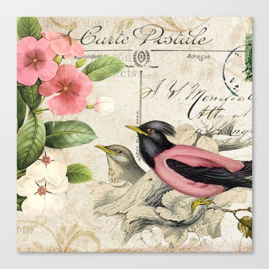 Sweet birds #6 Canvas Print