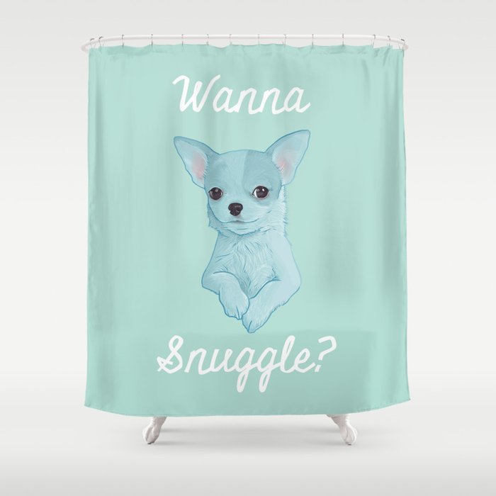 Wanna Snuggle? Shower Curtain