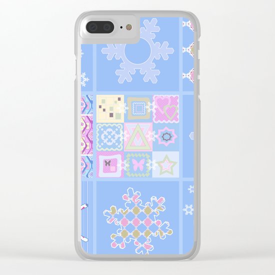 Merry Christmas . New year. Clear iPhone Case